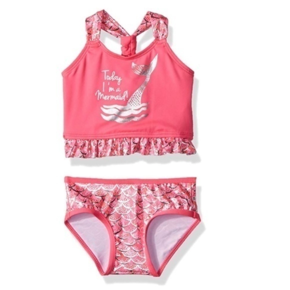 Pink Girls' Platinum Baby Mermaid Swimsuit sz 24m